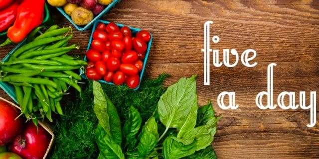 Why You Should Eat Five Servings of Fruits & Vegetables Each Day